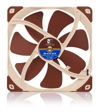 Noctua NF-A14 ULN Ventilador de Caja 140mm, 800/650 RPM, 11.9 dB(A), Silencioso para PC, 3 Pines