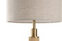 DKD Home Decor India lamps 1c25 Lámpara Sobremesa Beige Dorado Latón Mármol 36 x 50 x 36 cm