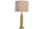 DKD Home Decor India lamps 1c25 Lámpara Sobremesa Beige Dorado Latón Mármol 36 x 50 x 36 cm