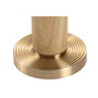 DKD Home Decor Lámpara de sobremesa en latón y mármol beige