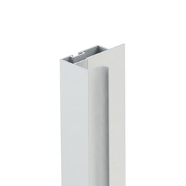 HERRAJES ALK - Perfil Tirador Kanda SP10 Blanco / Plata Mate 2.60 Metros - Acabado Plata Mate