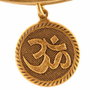 Alex And Ani Pulsera con diseño OM en Dorado