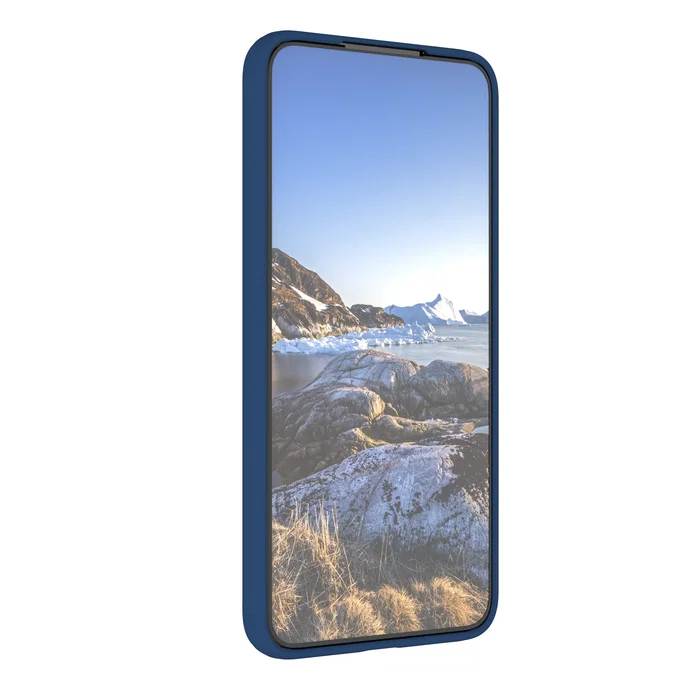 Funda para Samsung Galaxy S22 (6.1") - Azul, Plástico Reciclado, Protección contra Caídas y Rayones, Carga Inalámbrica