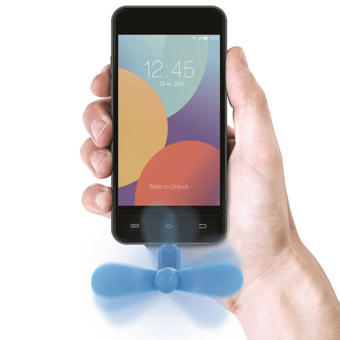 Fun Connection Mini Ventilador Micro USB, Refresca tus Ideas Conectado a tu Smartphone