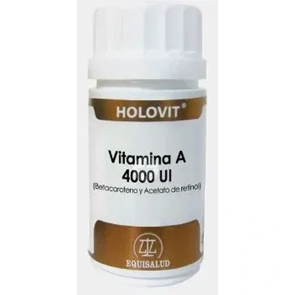 EQUISALUD Holovit Vitamina A 4000 UI 50 cápsulas