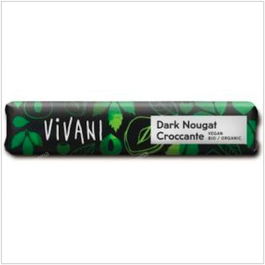 VIVANI Barrita Chocolate Negro Praline y Avellana 18 Unidades