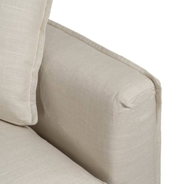 Ixia Sofá 4 Plazas Crema Tejido Salón Ixia Sofá 4 Plazas Crema Tejido Salón