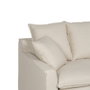 Ixia Sofá 4 Plazas Crema Tejido Salón