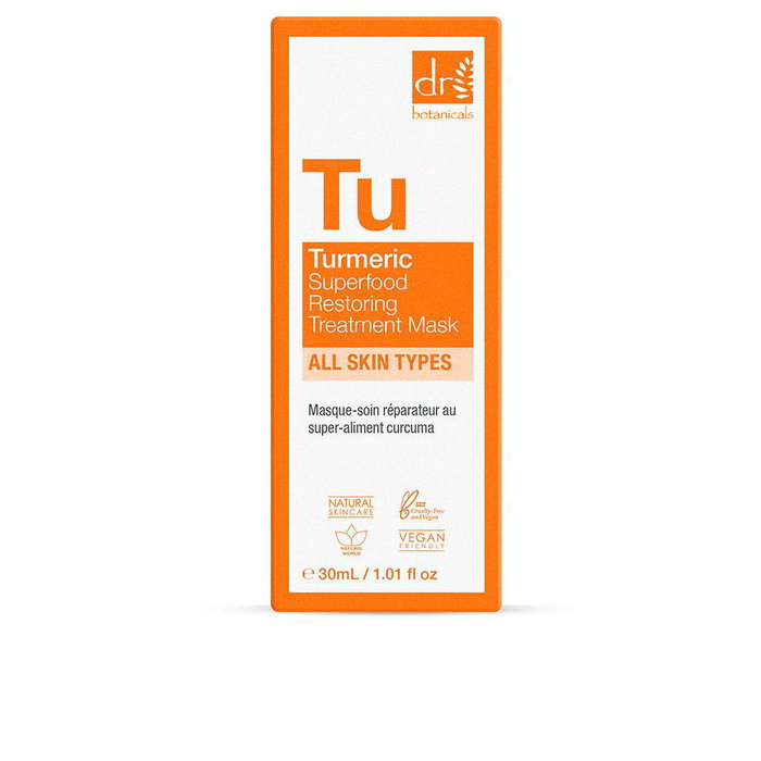 Tumeric superfood restoring treatment mask