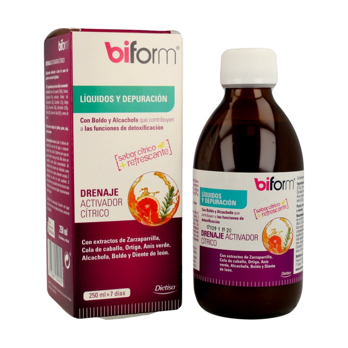 DIETISA (DIELISA) Biform Drenaje Activador Cítrico 250 ml DIETISA (DIELISA) Biform Drenaje Activador Cítrico 250 ml