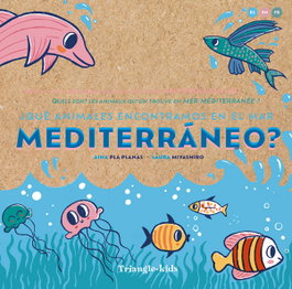TRIANGLE POSTALS, Qué animales encontramos en el mar Mediterráneo? Esp-Ing-Fra
