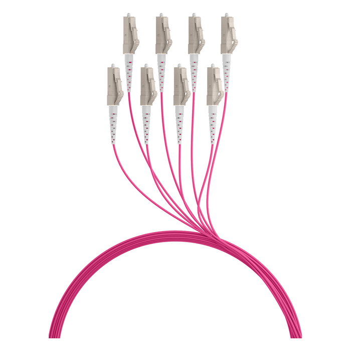 EFB Elektronik Cable de fibra óptica OM4 8G (1x8) LC-LC 50m