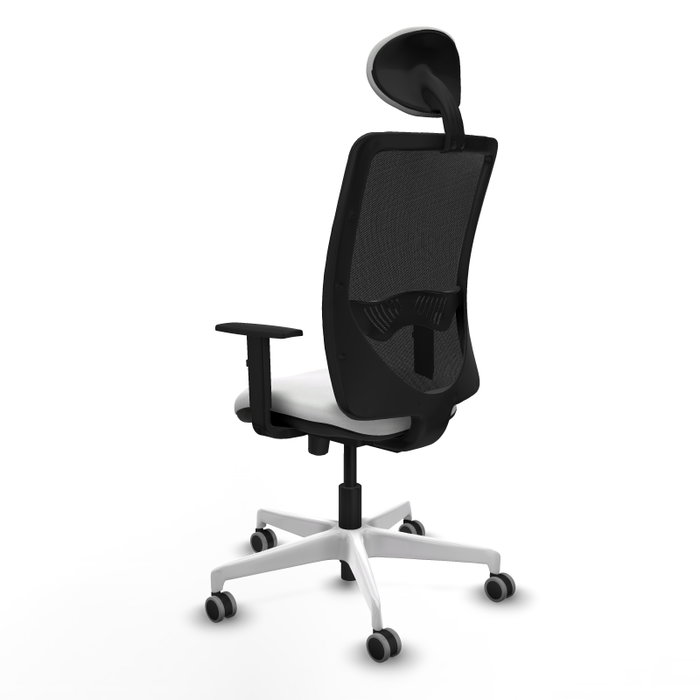 PIQUERAS Y CRESPO Silla de oficina Zulema con mecanismo Sincro/Traslack Blanco y Negro PIQUERAS Y CRESPO Silla de oficina Zulema con mecanismo Sincro/Traslack Blanco y Negro