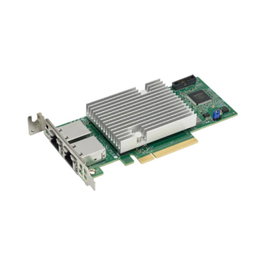 Supermicro AOC-STG-B2T-O Tarjeta de Red Interna, Ethernet PCI Express, Dual Puerto 10GB/s, 10 Gigabit Ethernet, para Servidor o Estación de Trabajo