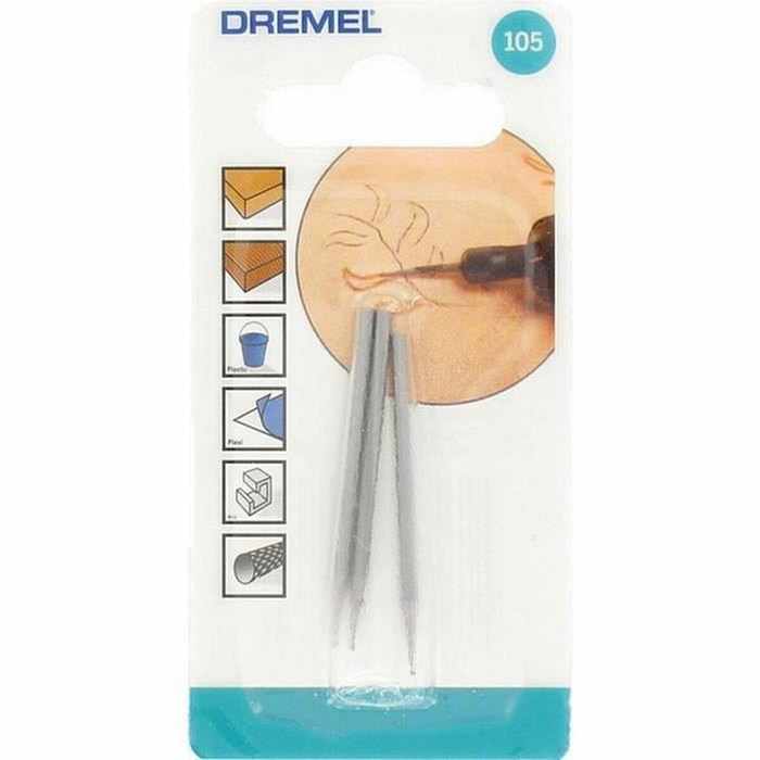 Dremel Lote de 3 fresas grabadas 105
