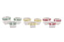 DKD Home Decor Set de 3 Cestas de Algodón Vichy Sweet