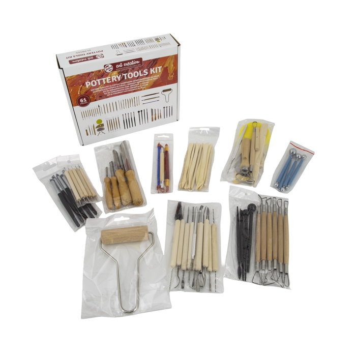 Talens Art Creation Kit de Herramientas para Cerámica 61 Pzs Talens Art Creation Kit de Herramientas para Cerámica 61 Pzs