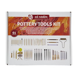 Talens Art Creation Kit de Herramientas para Cerámica 61 Pzs