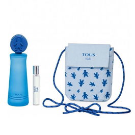 Tous Kids Boy Eau de Toilette Set para Niños con Neceser - 100ml + 15ml Vaporizador, Fragancia Aromática Frutal
