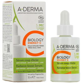A-derma Biology Vitamin C Sr Serum Vitamina C Antioxidante Iluminador 30ml