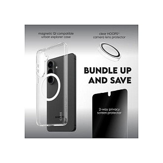 PanzerGlass CR94821 CARE Privacy 3-in-1 Set Funda y Protector Samsung Galaxy S26+ Negro Transparente