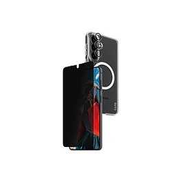 PanzerGlass CR94821 CARE Privacy 3-in-1 Set Funda y Protector Samsung Galaxy S26+ Negro Transparente