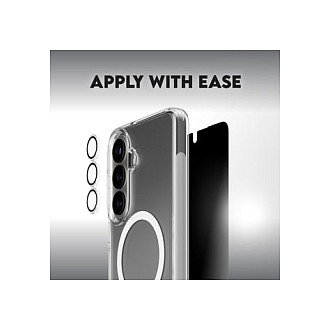 PanzerGlass CR94821 CARE Privacy 3-in-1 Set Funda y Protector Samsung Galaxy S26+ Negro Transparente