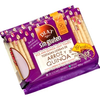 DIAT Tostada Ligera Arroz y Quinoa 100 Gr