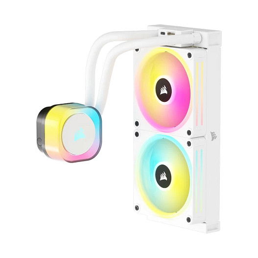 Corsair H100i iCUE LINK Refrigeración Líquida AIO 240mm Blanco RGB