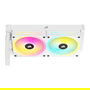 Corsair H100i iCUE LINK Refrigeración Líquida AIO 240mm Blanco RGB