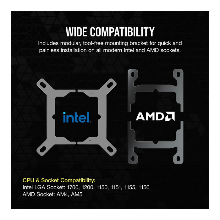 Corsair H100i iCUE LINK Refrigeración Líquida AIO 240mm Blanco RGB