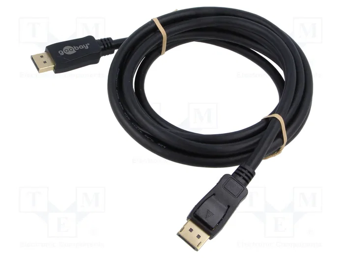 GOOBAY Cable DisplayPort 2.1 de 3m negro GOOBAY Cable DisplayPort 2.1 de 3m negro