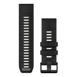 Garmin QuickFit 26mm Silikon Schwarz/Kieselgrau