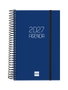 Finocam Agenda Anual 2027 Espiral Basic Opaque Azul