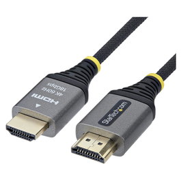 StarTech HDMI Certificado Premium de Alta Velocidad 1m 4K 60Hz Negro/Plata