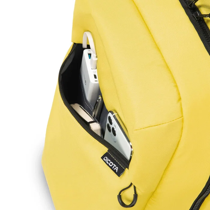 Dicota D32123-RPET Mochila Commuter para Portátil 13-16" 16L rPET Reciclado Resistente al Agua - Color Lime