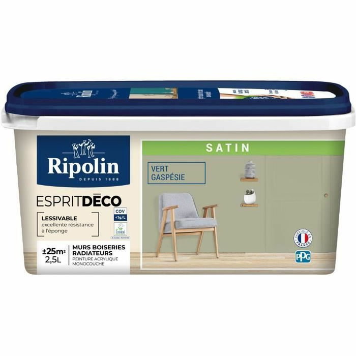 Pintura de Imprimación Ripolin Vert Satinado 2,5 L Pintura de Imprimación Ripolin Vert Satinado 2,5 L