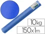 Liderpapel Papel Kraft Bobina para Embalaje Azul 65 g/m2, 1 m Ancho x 150 m Longitud, 10 kg