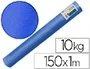 Liderpapel Papel Kraft Bobina para Embalaje Azul 65 g/m2, 1 m Ancho x 150 m Longitud, 10 kg