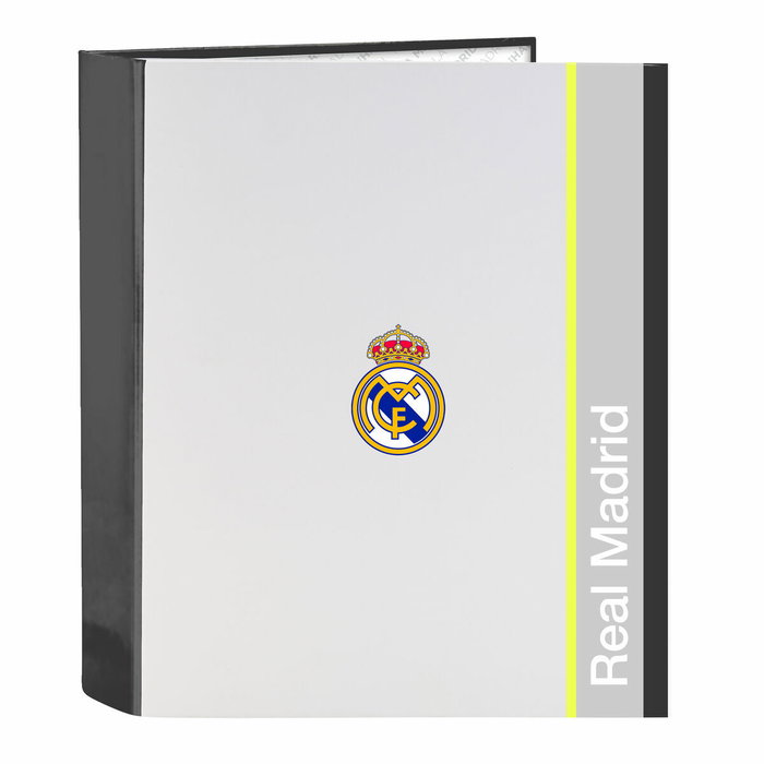 Safta Carpeta de 4 Anillas Real Madrid Equipación 25/26 Lomo Ancho Safta Carpeta de 4 Anillas Real Madrid Equipación 25/26 Lomo Ancho