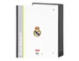 Safta Carpeta de 4 Anillas Real Madrid Equipación 25/26 Lomo Ancho