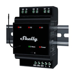 Shelly Wave PRO 3 Relé Inteligente Z-Wave de 3 Canales