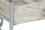 DKD Home Decor Carro Vintage 67 x 46 x 110 cm Gris Natural Abeto Metal