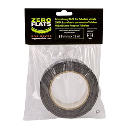 Zeroflats Cinta de sellado de llanta 35mm x 25m - Resistencia extremadamente alta, convierte tus llantas a Tubeless