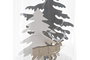 DKD Home Decor Decoración Luminosa Navidad Moderna Blanco Gris Cristal Led 12 x 27 x 12 cm (2 Unidades)