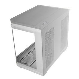 Mars Gaming Caja Gaming MicroATX MC3TCOREMW Blanca, con Cristal Templado Frontal, Lateral y Superior, Compatible con Refrigeración Líquida 360mm y GPU de hasta 415mm