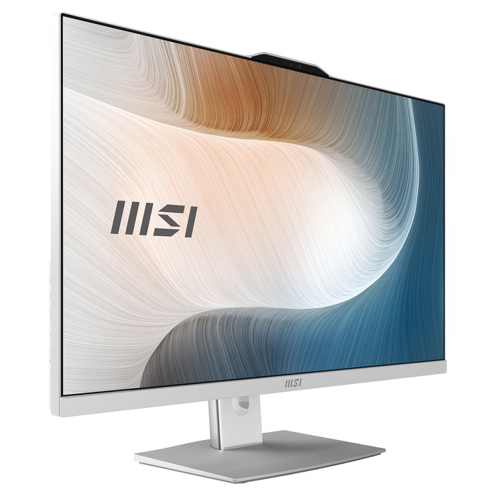 MSI Modern AM272P 1M-1289DE PC Todo en Uno, Pantalla 27" Full HD IPS, Intel Core 7 150U, 16 GB RAM, 512 GB SSD, Windows 11 Home, Color Blanco
