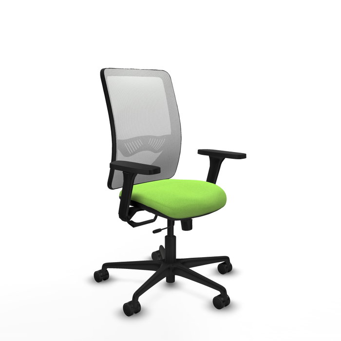 PIQUERAS Y CRESPO Silla de oficina Zulema con mecanismo Sincro/Traslack, Pistacho y Blanco PIQUERAS Y CRESPO Silla de oficina Zulema con mecanismo Sincro/Traslack, Pistacho y Blanco