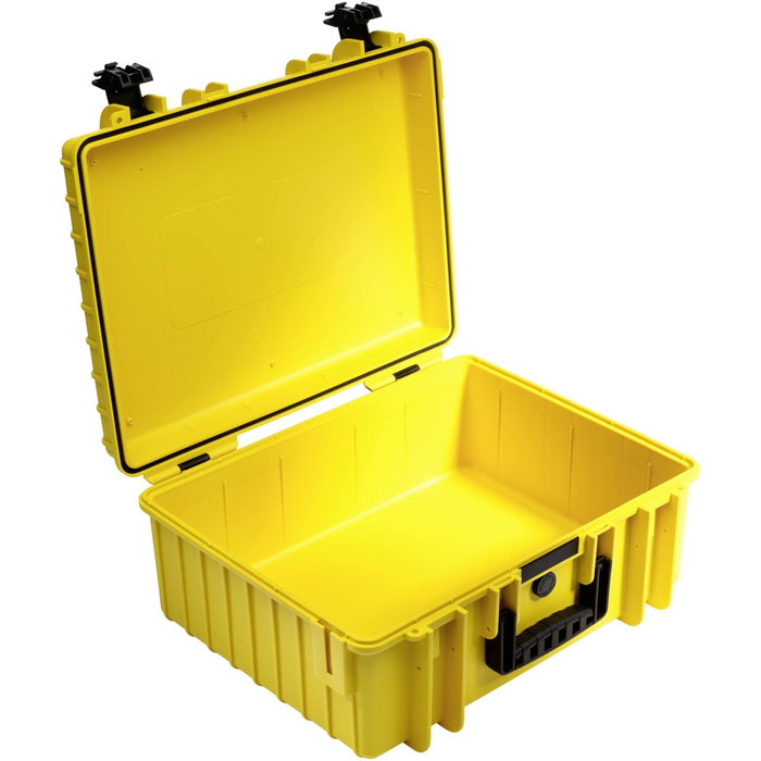 B&W Outdoor Case Type 6000 Amarillo con Insertos de Espuma