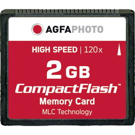 AgfaPhoto Tarjeta Compact Flash 2GB High Speed 120x MLC